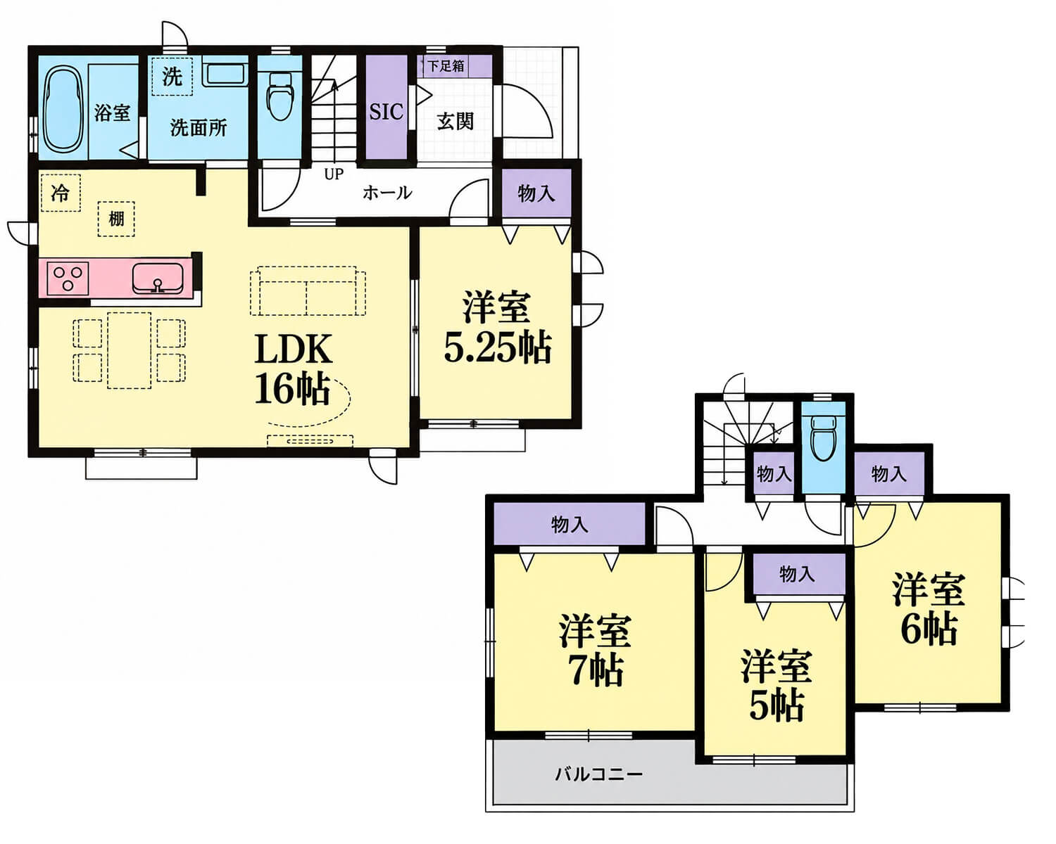 横浜市旭区上白根町／戸建 間取り図