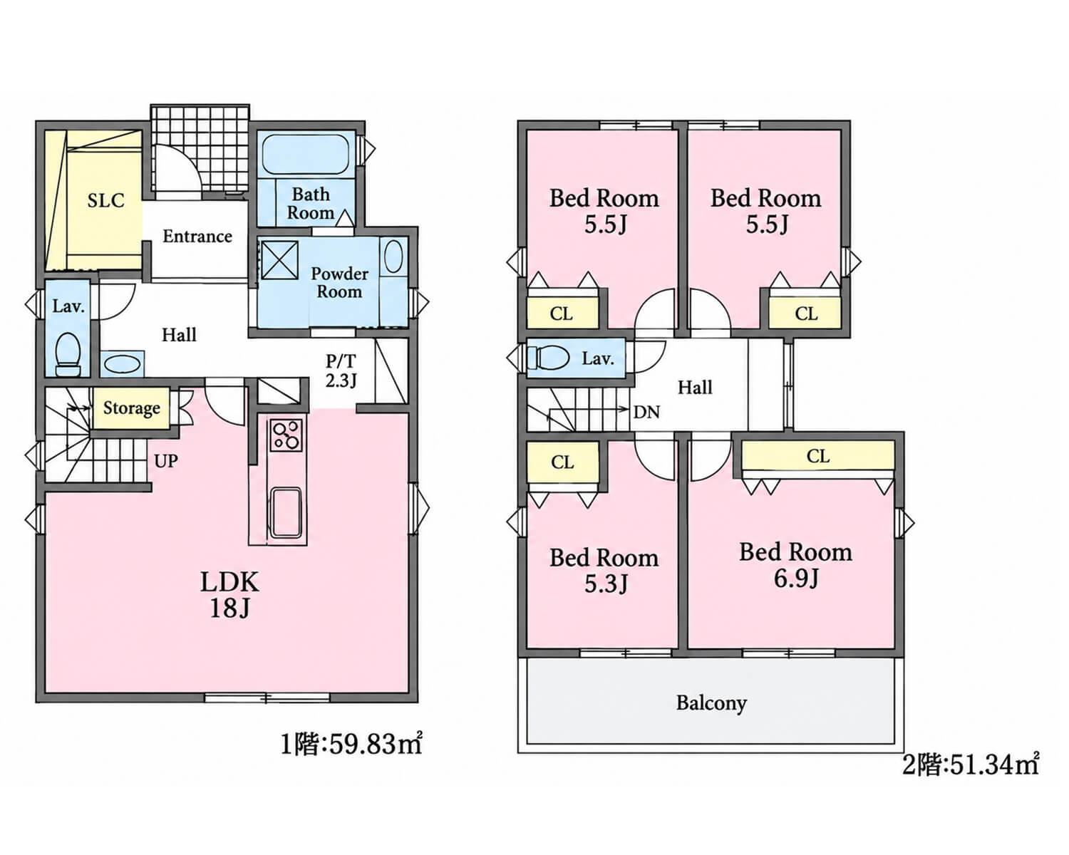 横浜市栄区公田／戸建 間取り図